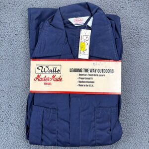 Walls Master Made Mens Coverall Jumpsuit Workwear Blue Size 46 New with Tags